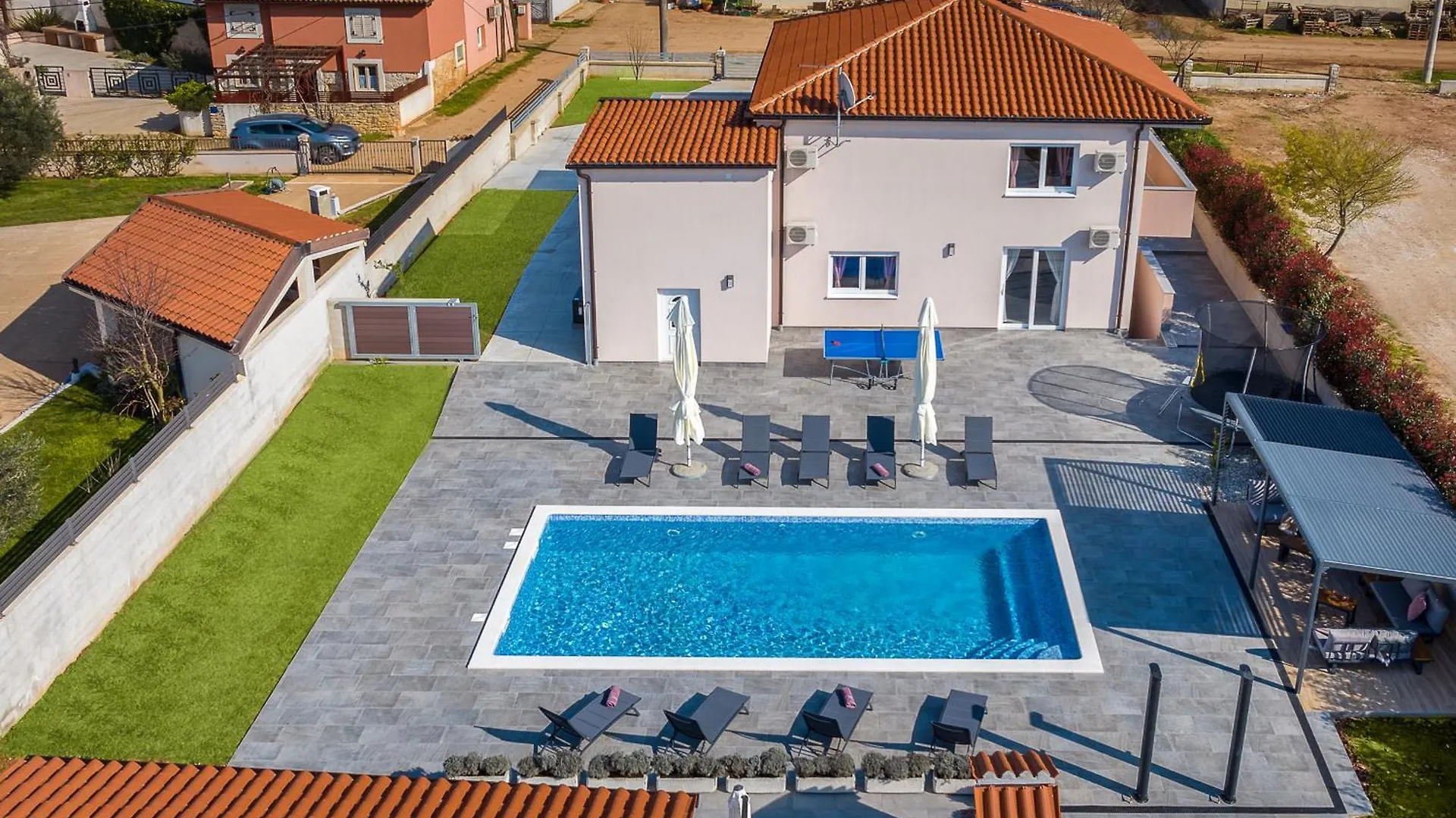 Brand New 6 Bedroom Villa, Only 1500M From The Beach Valbandon 0*,  Croatia